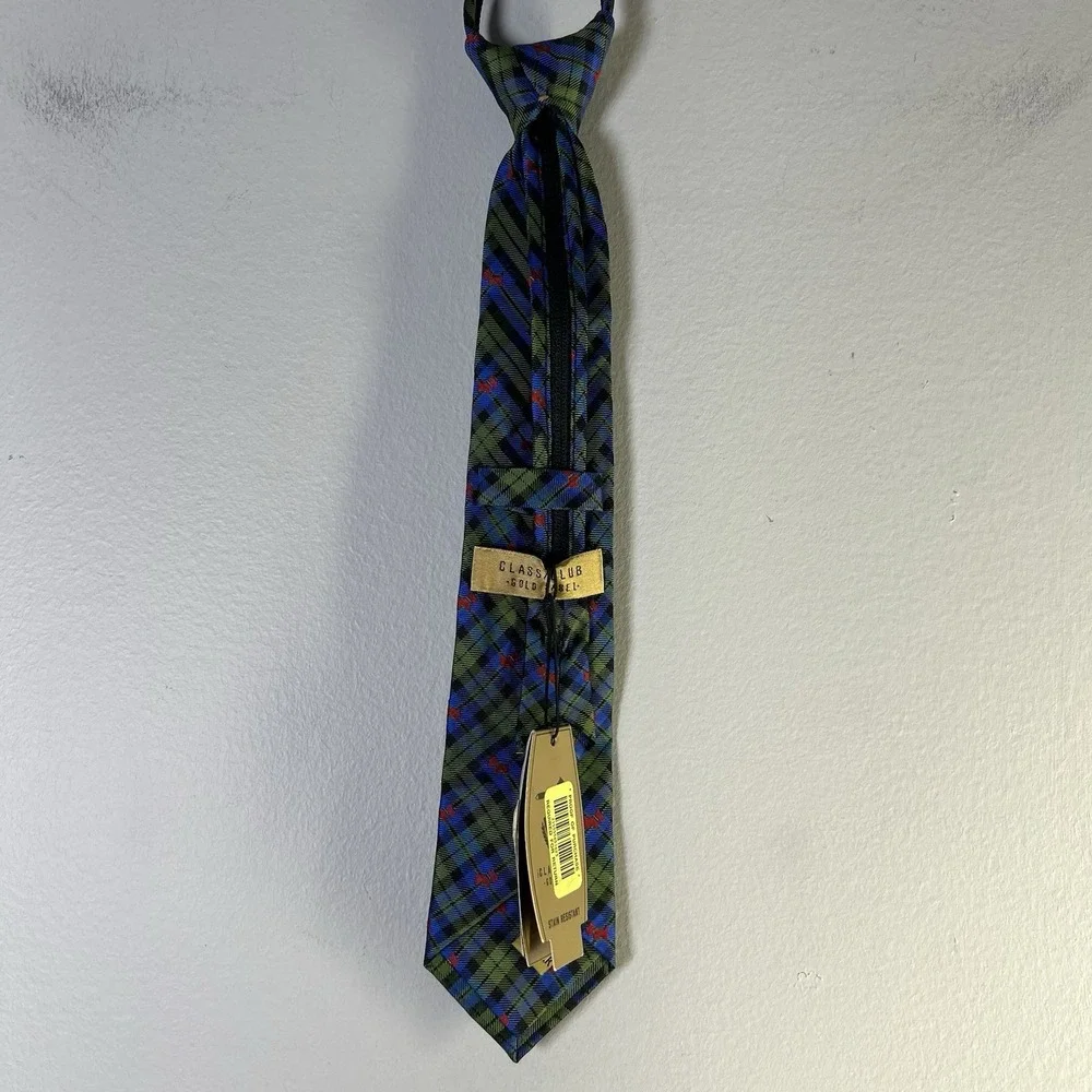 Class Club Gold Label Boys Lot 2 Neck Ties Holidays WinterFamily Photos Reindeer